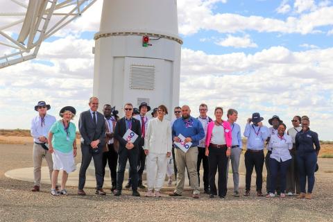 German ministerial visit to the SKA-Mid site
