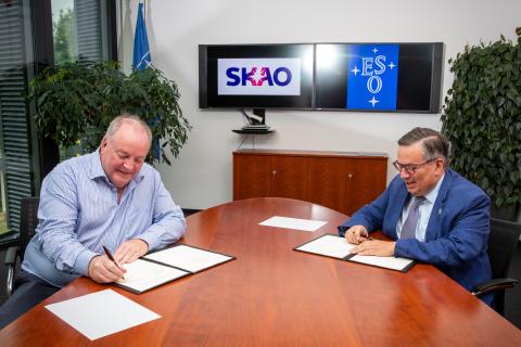 Signing of SKAO/ESO collaboration agreement