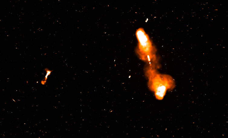 A science image from the SKAO's first Science Data Challenge