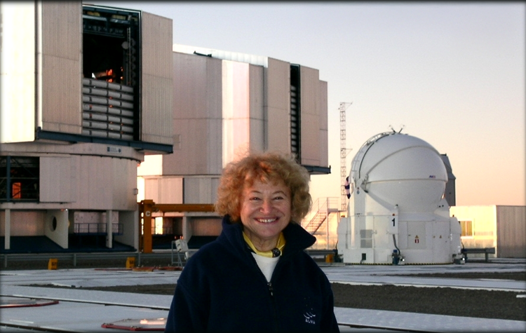 Catherine Cesarsky at the VLT in Chile