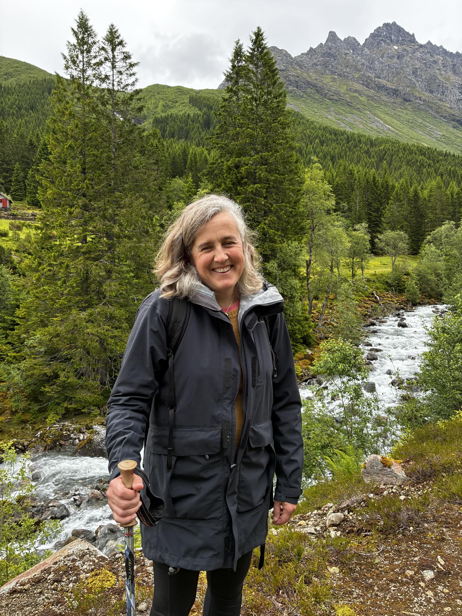 Naomi McClure-Griffiths on a holiday in Norway.