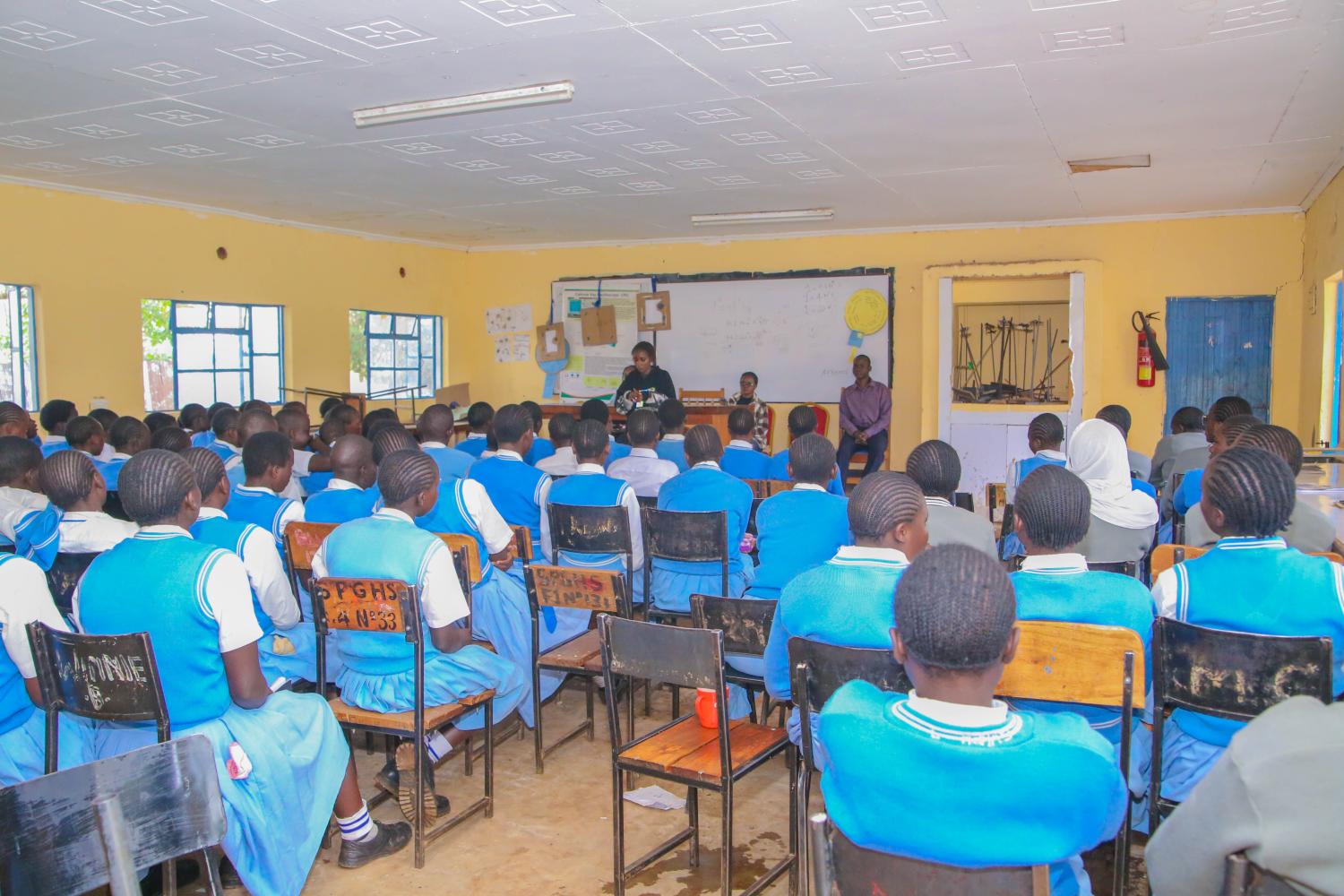 A class of students