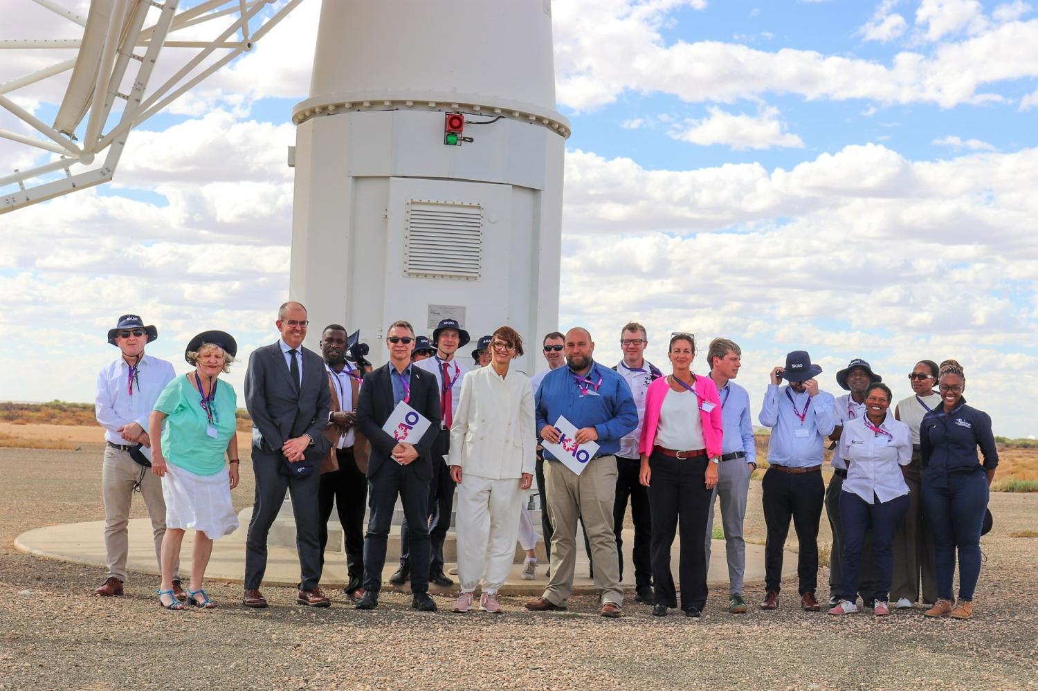 German ministerial visit to the SKA-Mid site